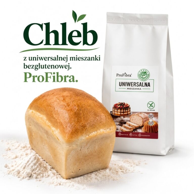 Puszysty chleb bezglutenowy z mieszanki ProFibra