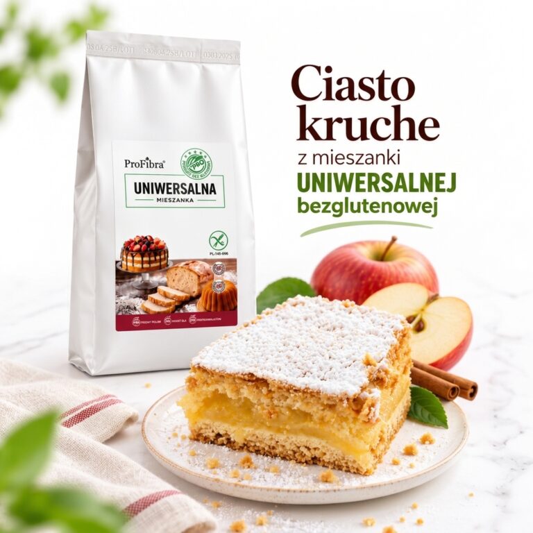 Kruche ciasto bezglutenowe z mieszanki ProFibra