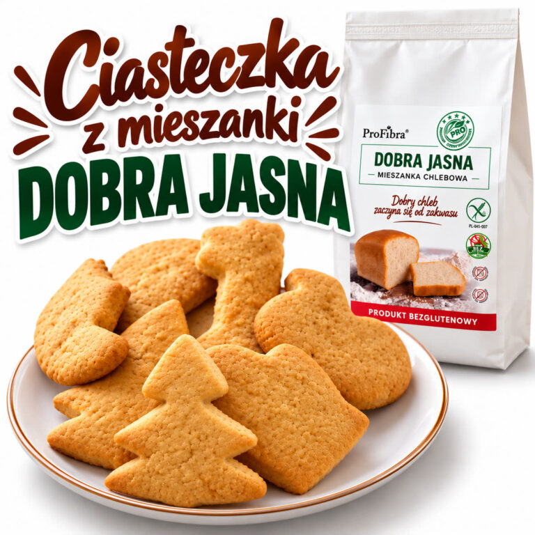 Ciasteczka maślane z mieszanki Dobra Jasna ProFibra